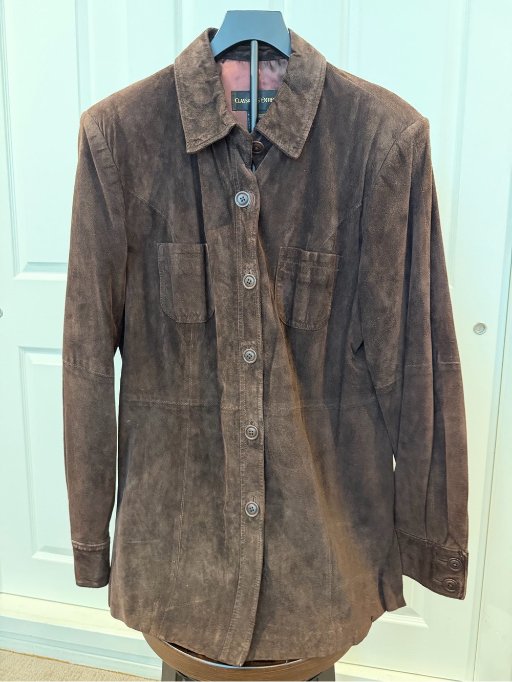 Vintage women Classiques Entier suede jacket from Nordstrom